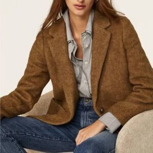 Madewell | Women's Tan Oversized Boucle’ Coat